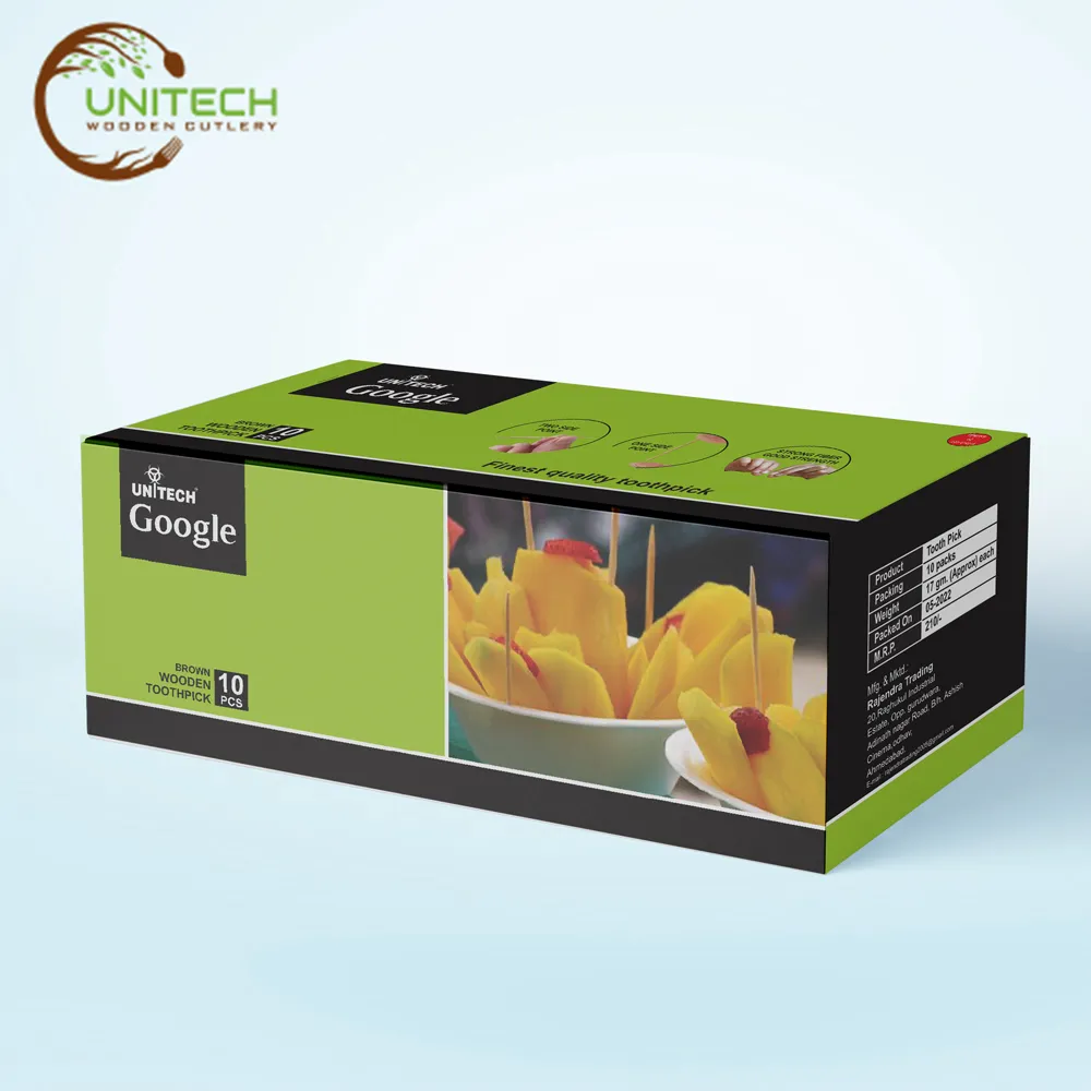 Google Toothpick - Unitech Wooden Cutlery