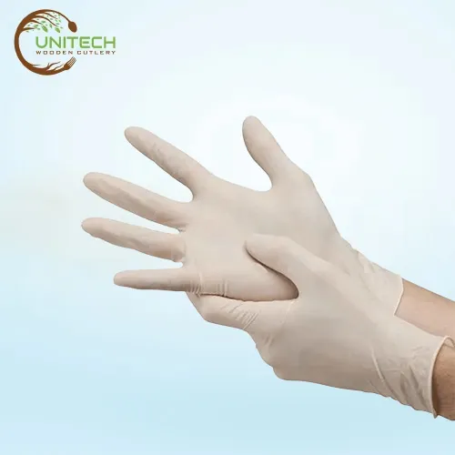 White Disposable PE Gloves