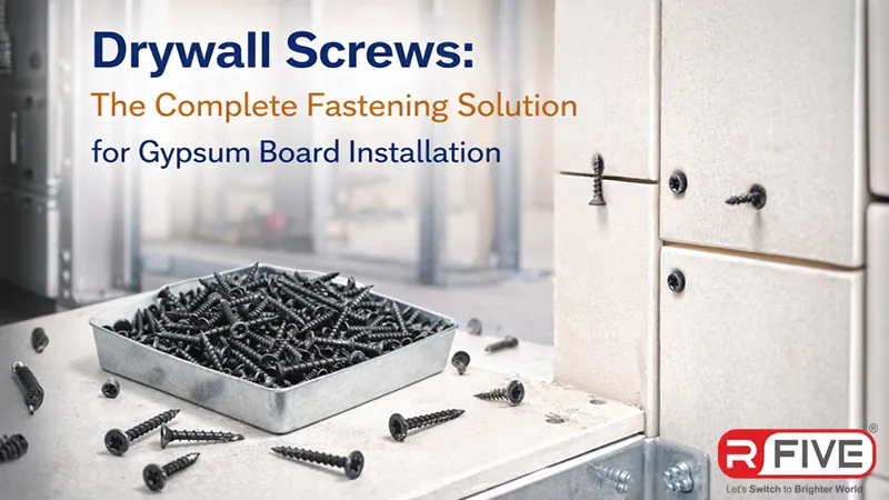 Drywall Screws: The Complete Fastening Solution for Gypsum Board Installation