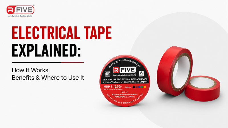 Electrical Tape Explained: How It Works, Benefits & Where to Use It - R Five Industries