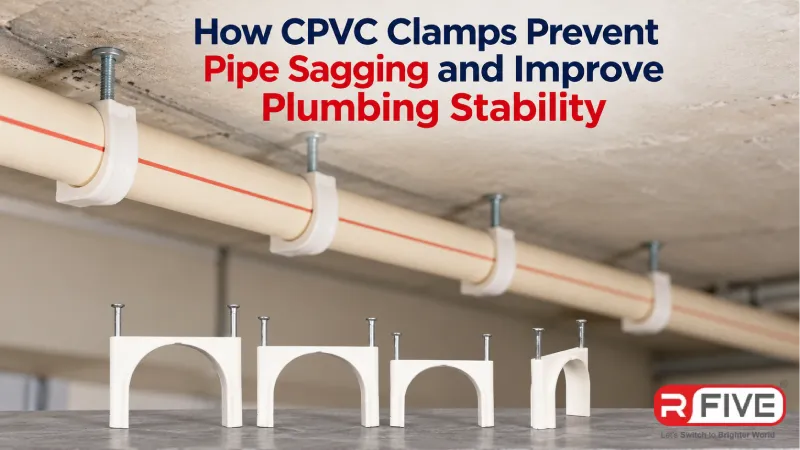 How CPVC Clamps Prevent Pipe Sagging and Improve Plumbing Stability - R Five Industries