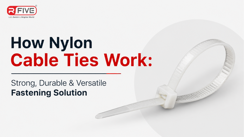 How Nylon Cable Ties Work: Strong, Durable & Versatile Fastening Solution - R Five Industries