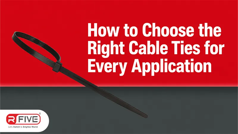 How To Choose The Right Cable Ties For Every Application - R Five Industries