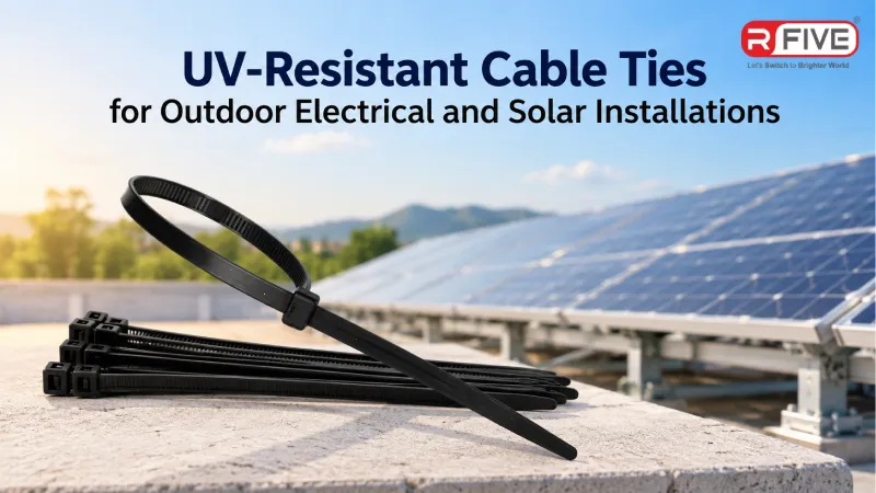 UV-Resistant Cable Ties for Outdoor Electrical and Solar Installations - R Five Industries